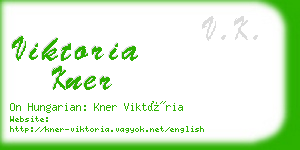 viktoria kner business card